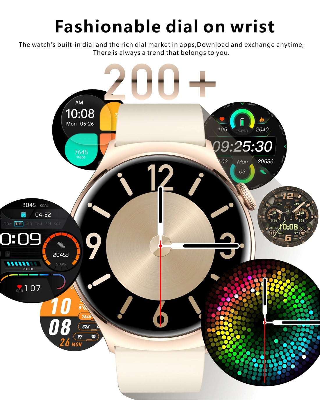 Aolon Mars R3 Smartwatch – Health & Fitness Tracker