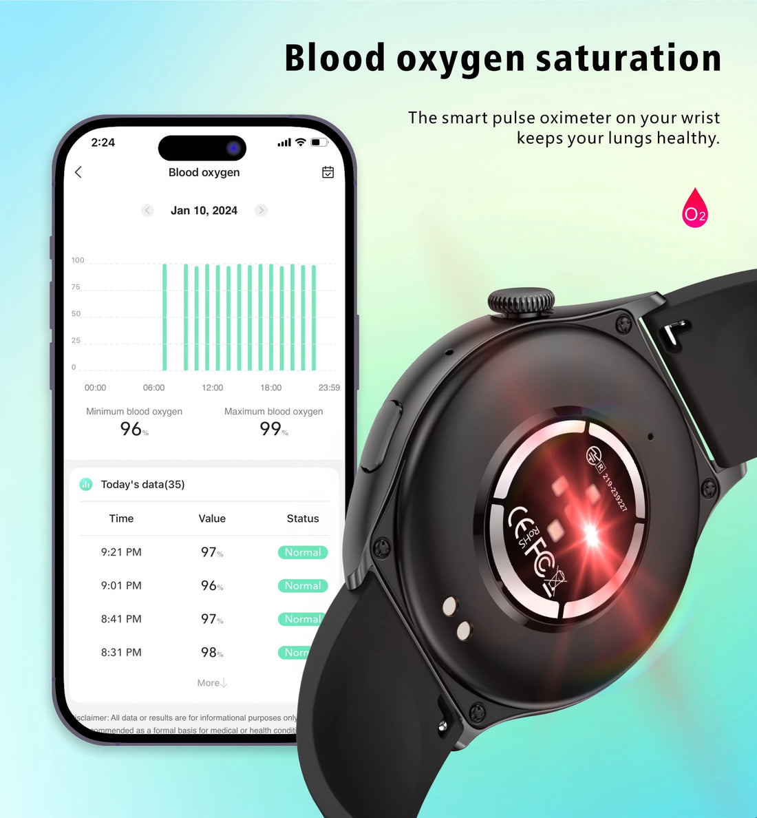 Aolon Mars R3 Smartwatch – Health & Fitness Tracker