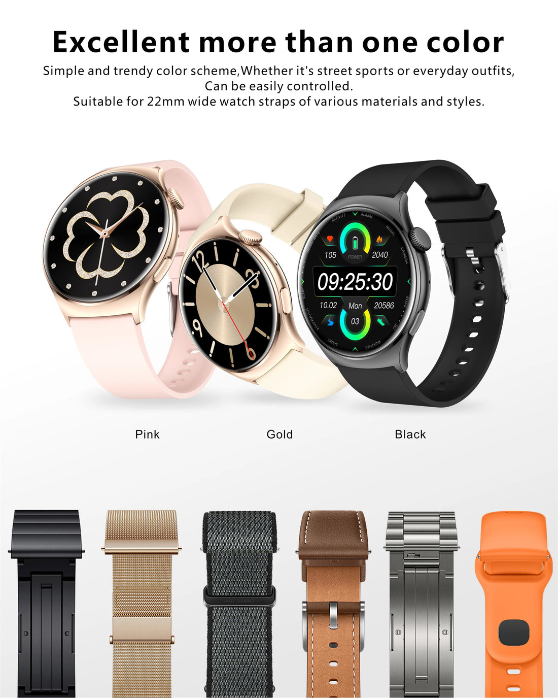 Aolon Mars R3 Smartwatch – Health & Fitness Tracker