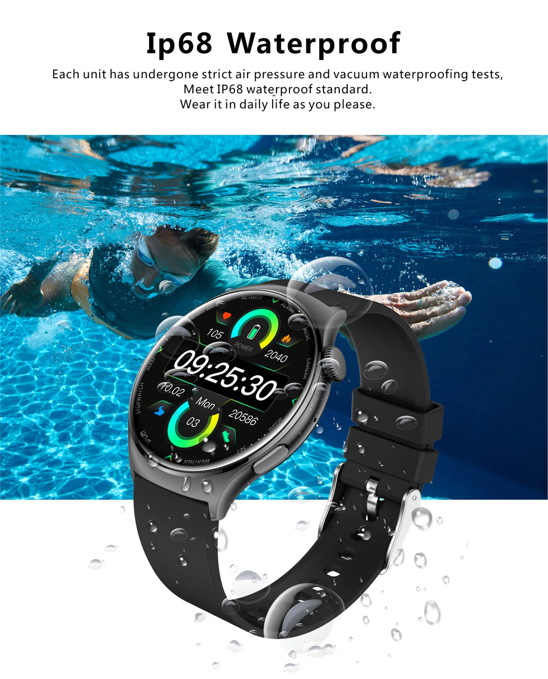 Aolon Mars R3 Smartwatch – Health & Fitness Tracker
