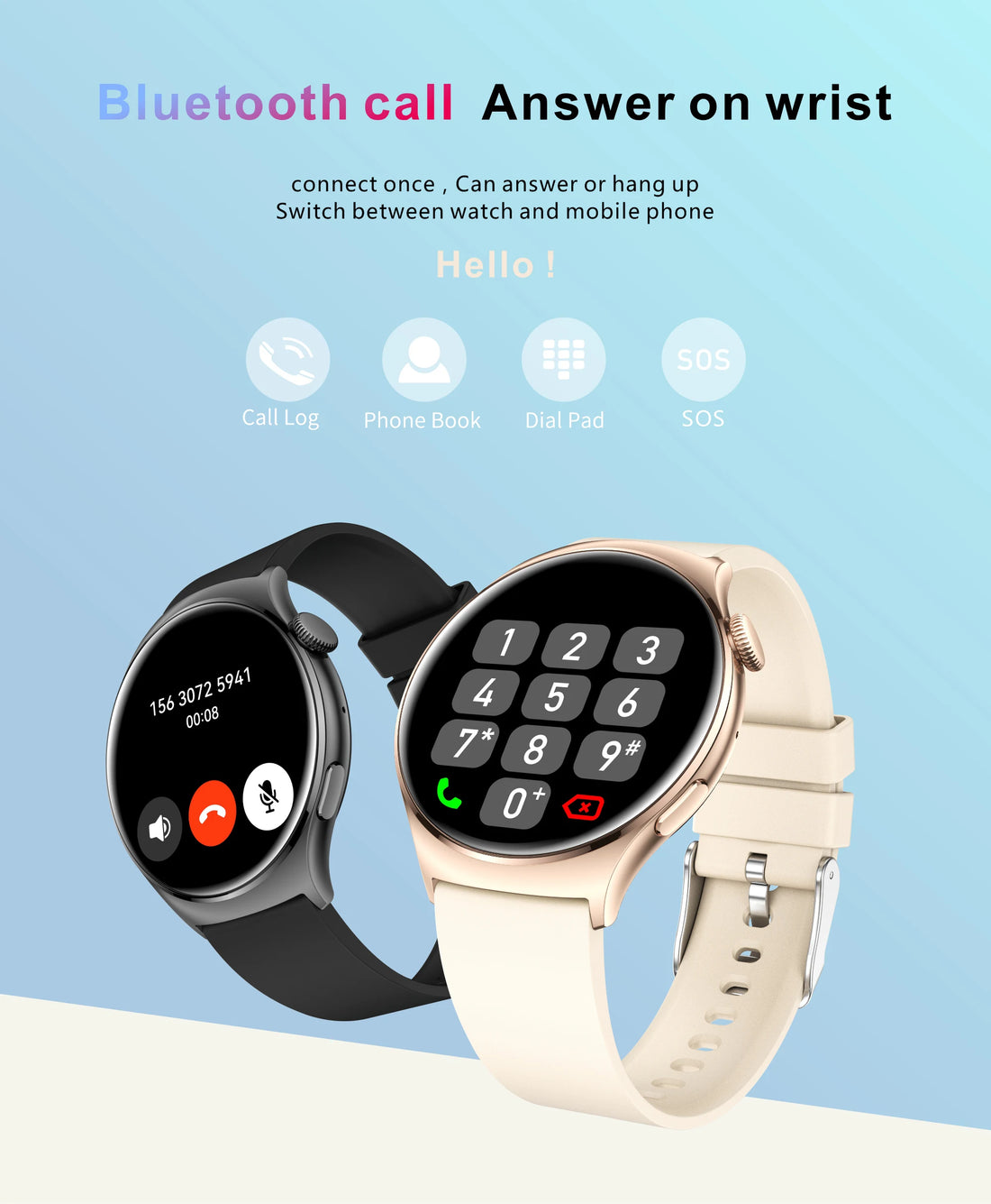 Aolon Mars R3 Smartwatch – Health & Fitness Tracker