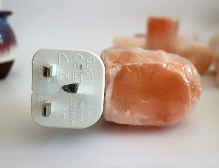 Himalaya Crystal Salt Lamp – Twin Tower USB Night Light