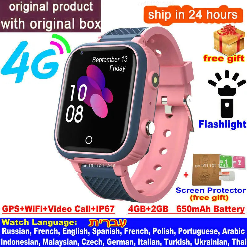 LT21 Kids 4G Smartwatch with GPS & Video Call