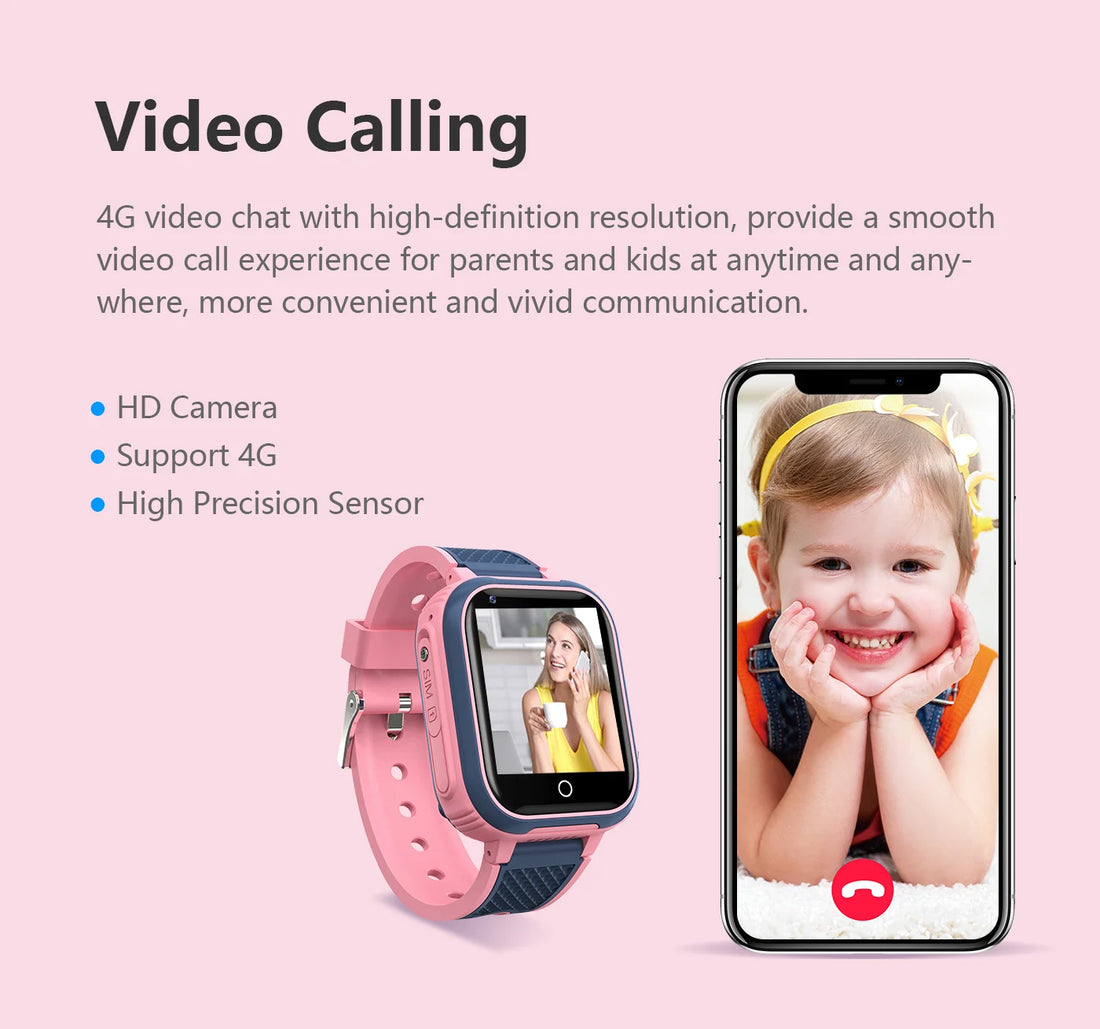 LT21 Kids 4G Smartwatch with GPS & Video Call