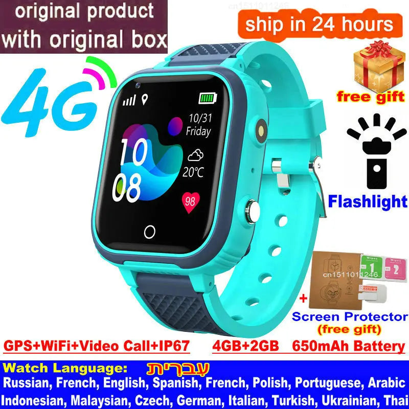 LT21 Kids 4G Smartwatch with GPS & Video Call