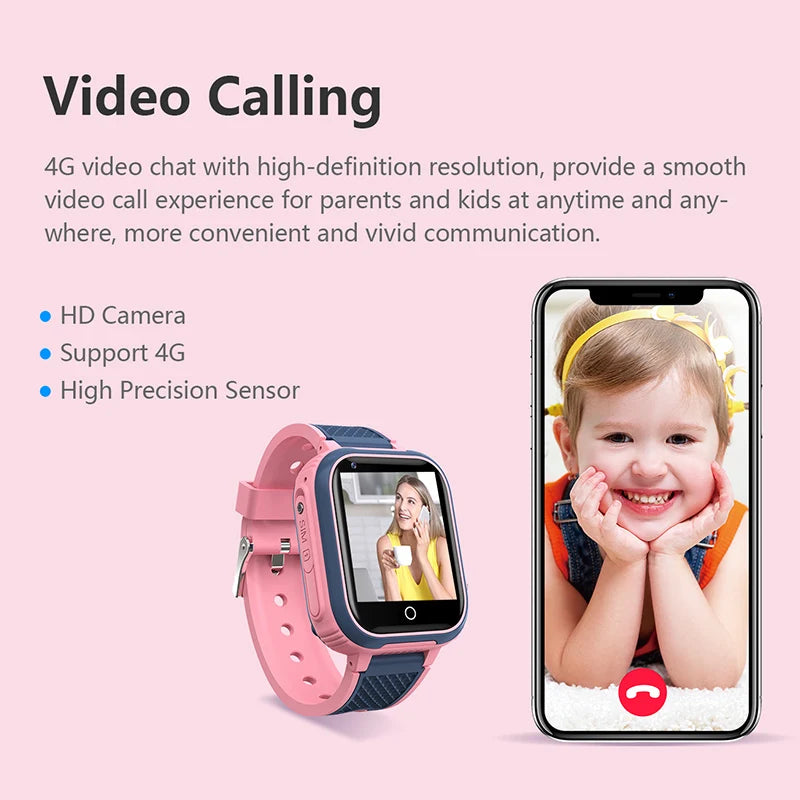LT21 Kids 4G Smartwatch with GPS & Video Call