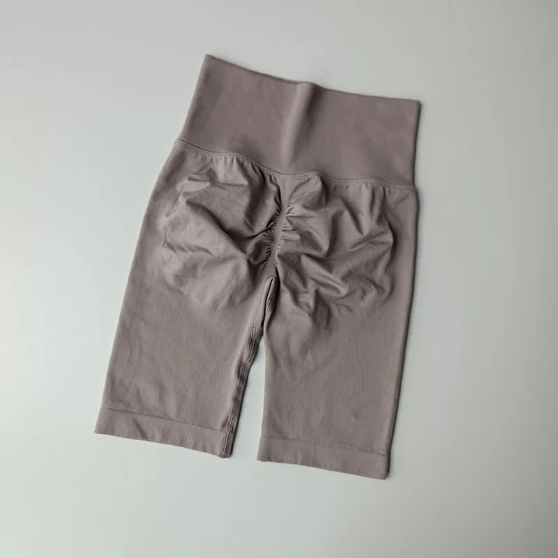 Women’s High Waist Yoga & Fitness Shorts – Tummy Control