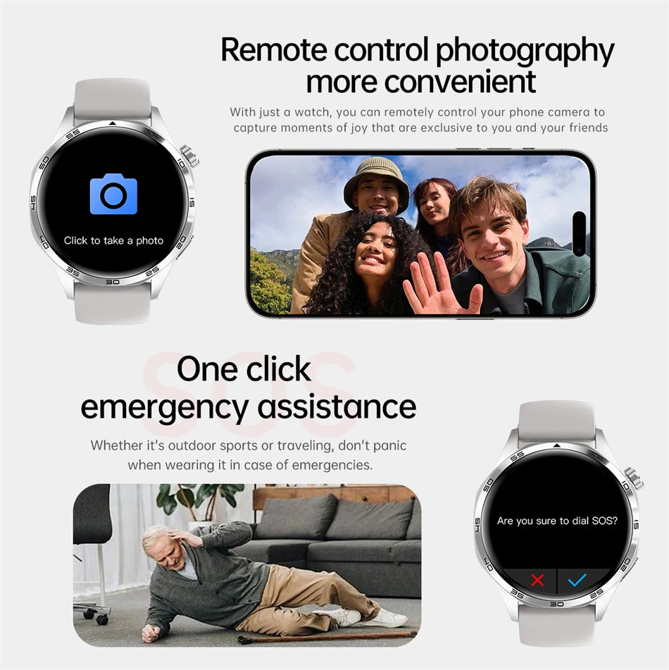 Huawei GT5 Pro GPS Smartwatch – AMOLED Heart Rate