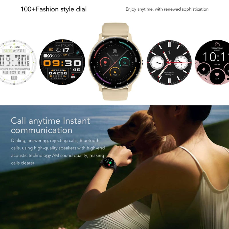 Smartwatch for Men – Fitness & Bluetooth Call