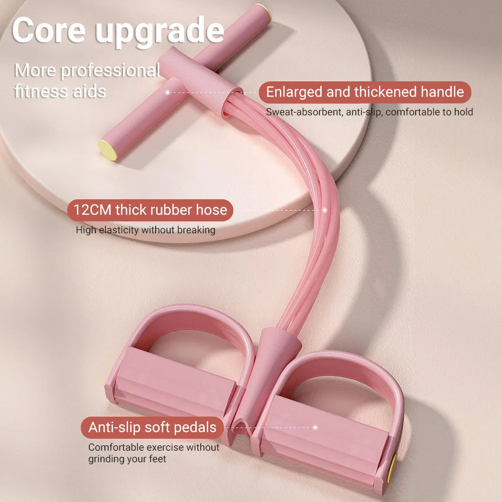 6-Tube Resistance Bands – Multi-Function Fitness Trainer