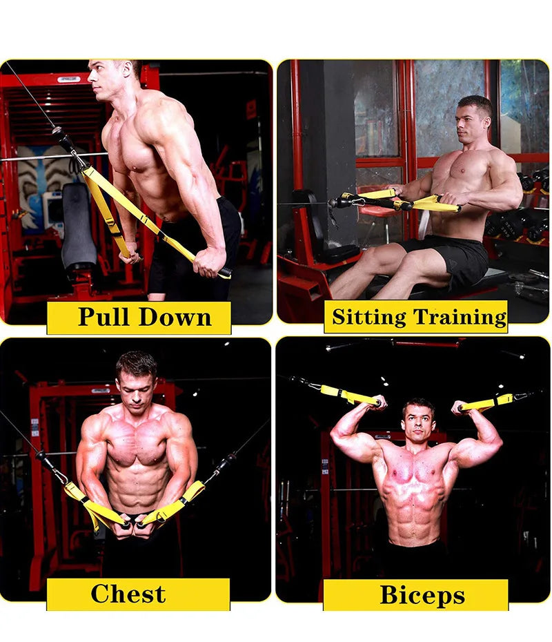 Triceps Lowering Rope – Fitness Pull Down Handles