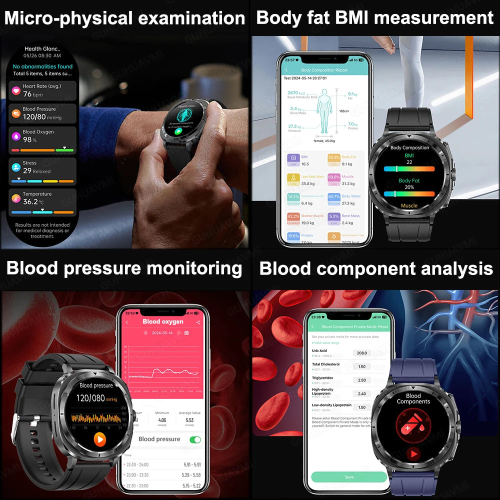 2025 Xiaomi Health Smartwatch – Body Analysis & ECG