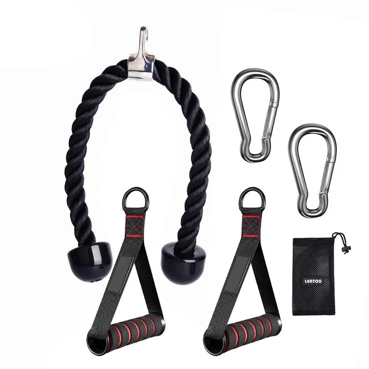 Triceps Lowering Rope – Fitness Pull Down Handles