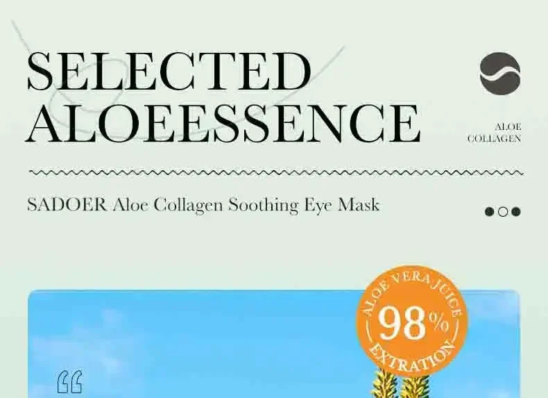Aloe Vera Collagen Eye Mask – Anti-Dark Circles & Moisturizing