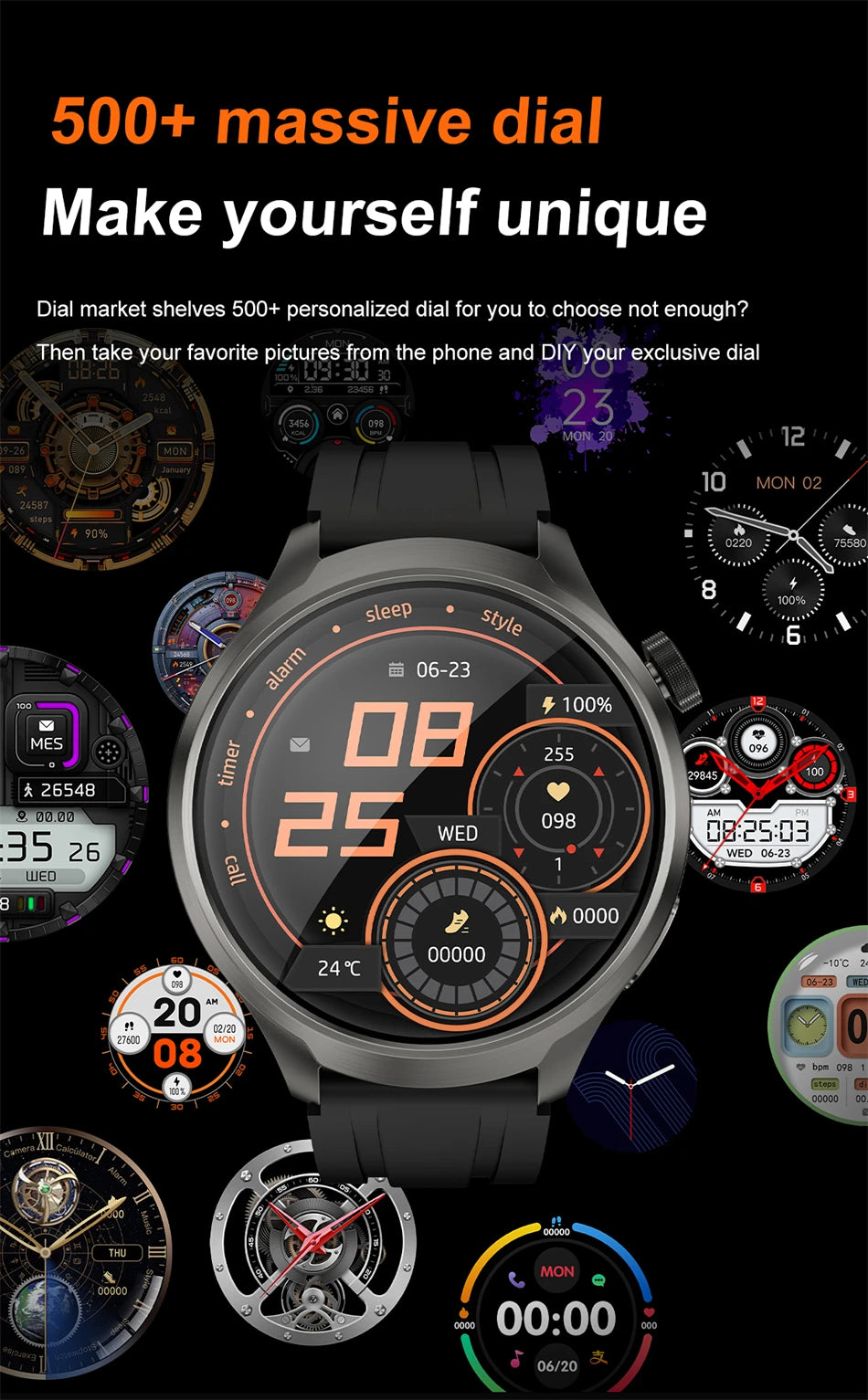 Huawei 1.85" Sport Smartwatch – GPS & Heart Rate