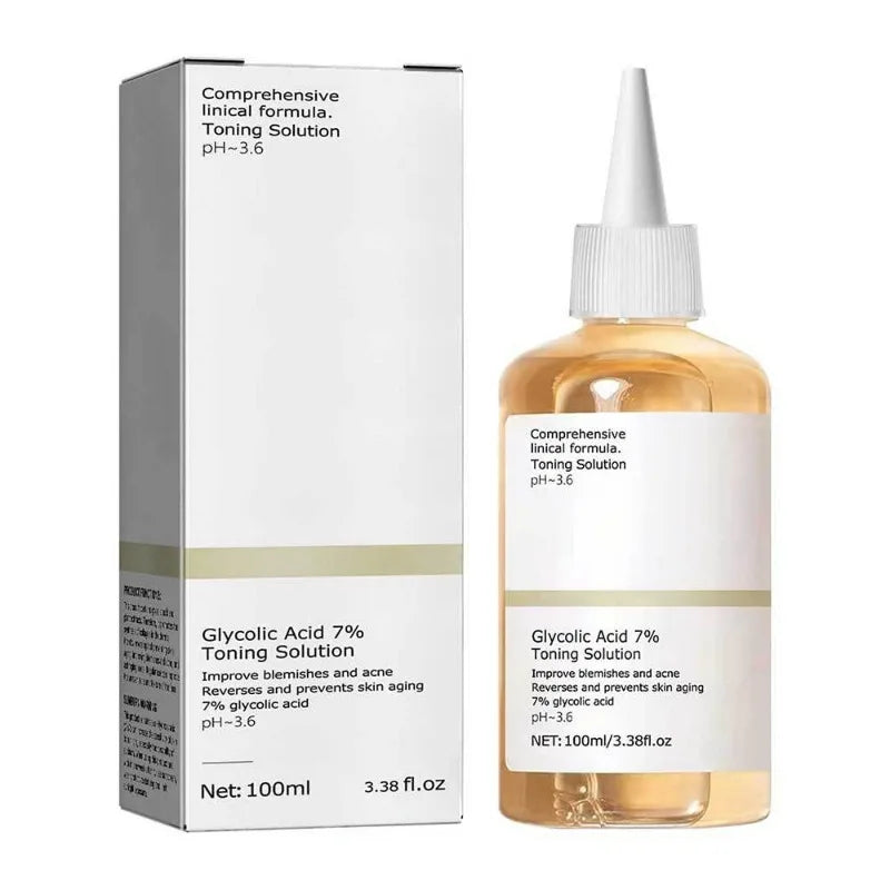 Glycolic Acid 7% Exfoliating Toning Solution – Acne & Skin Renewal