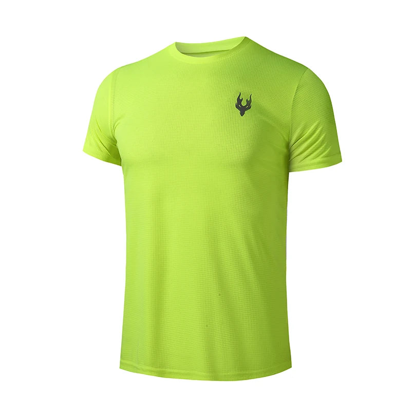 Men’s Quick-Dry Running & Sports T-Shirt – Summer Gym Tee