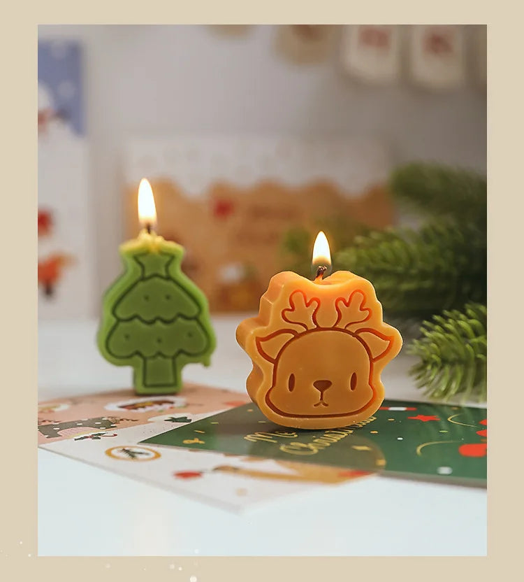 4-Piece Christmas Scented Candle Set with Box