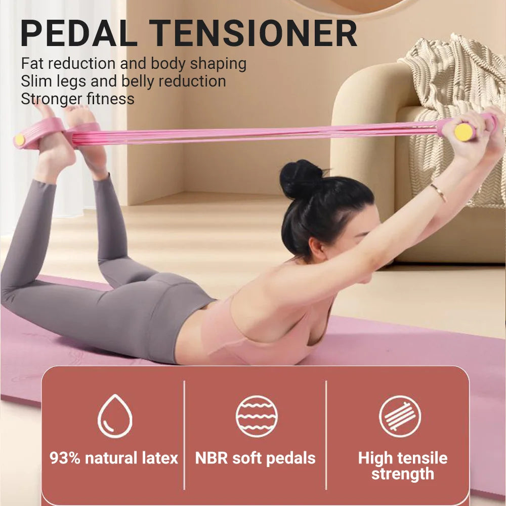 6-Tube Resistance Bands – Multi-Function Fitness Trainer