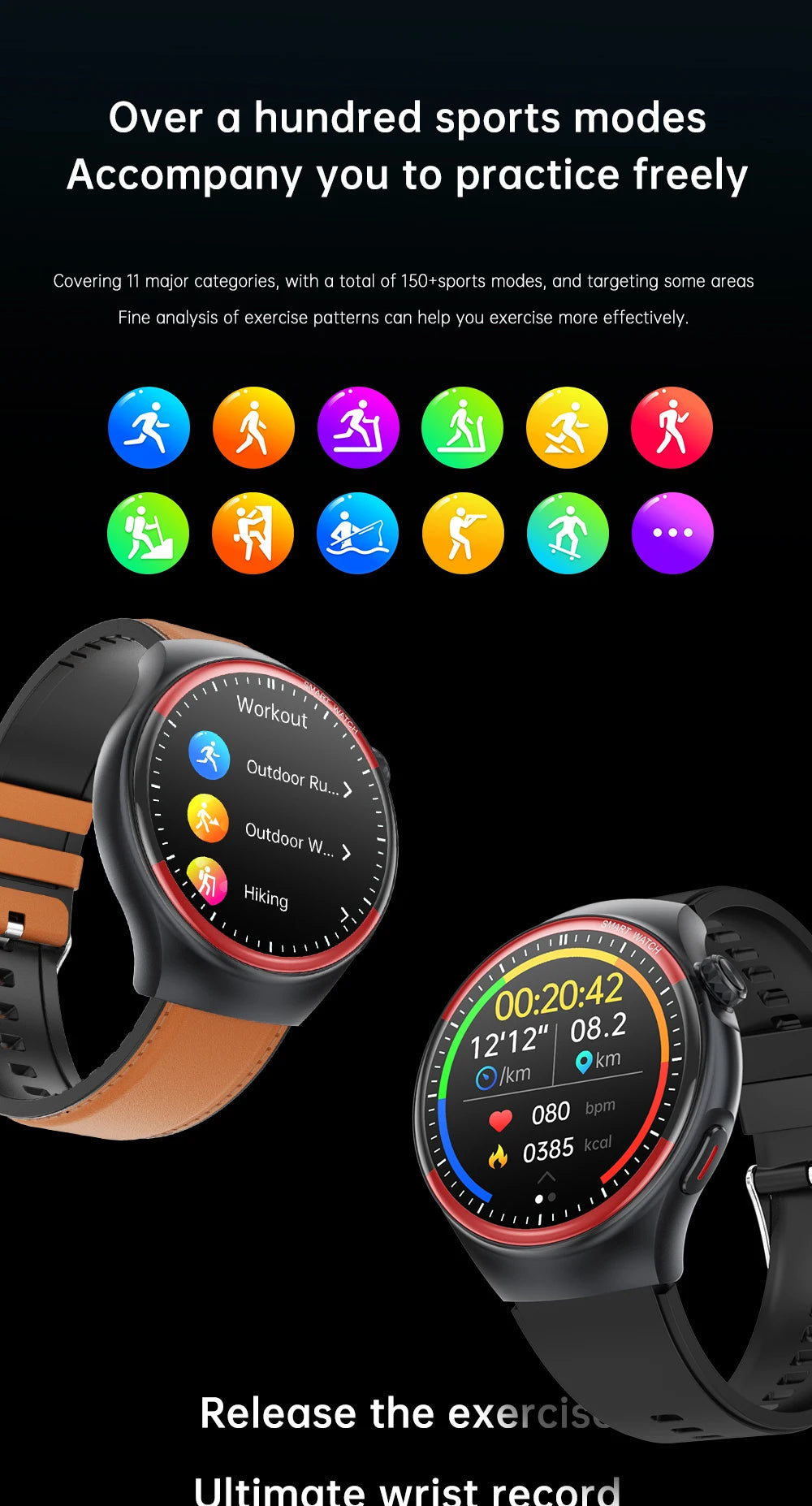 2025 High-End Laser Detection Smartwatch – Men’s Health