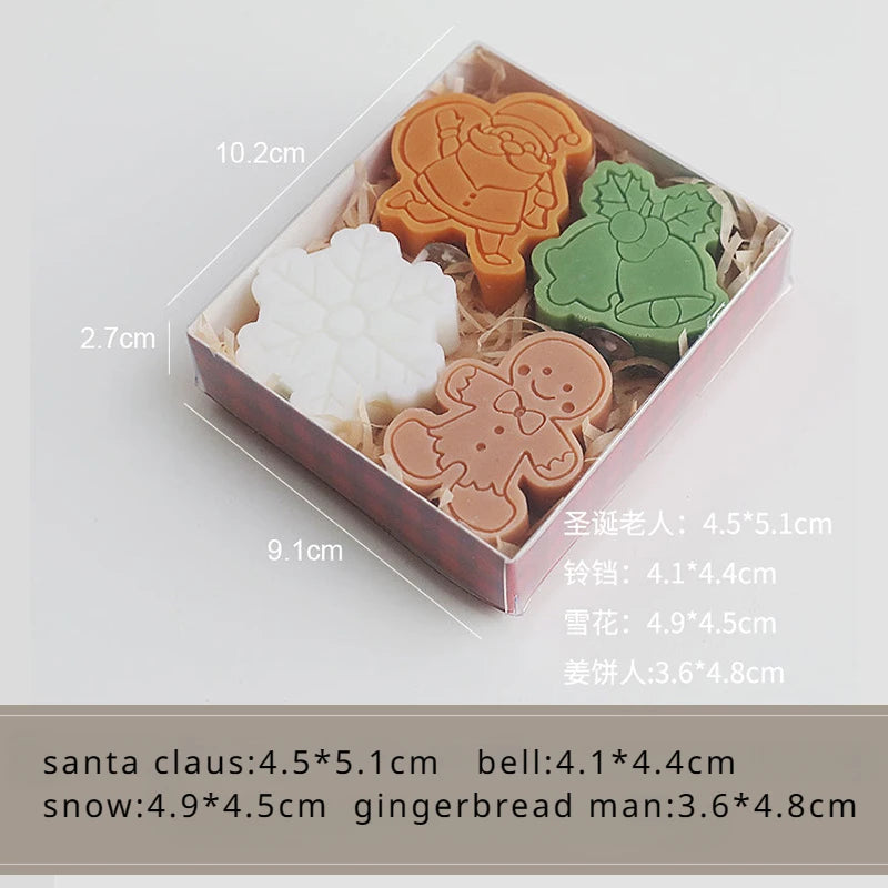 4-Piece Christmas Scented Candle Set with Box