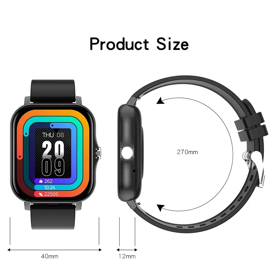 2024 Bluetooth Call Smartwatch – Fitness Tracker & Waterproof