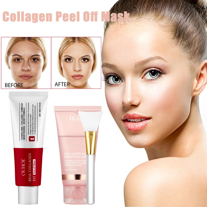 Collagen Peel-Off & Overnight Hydrating Mask – Korean Skincare
