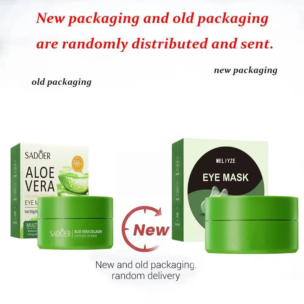 Aloe Vera Collagen Eye Mask – Anti-Dark Circles & Moisturizing
