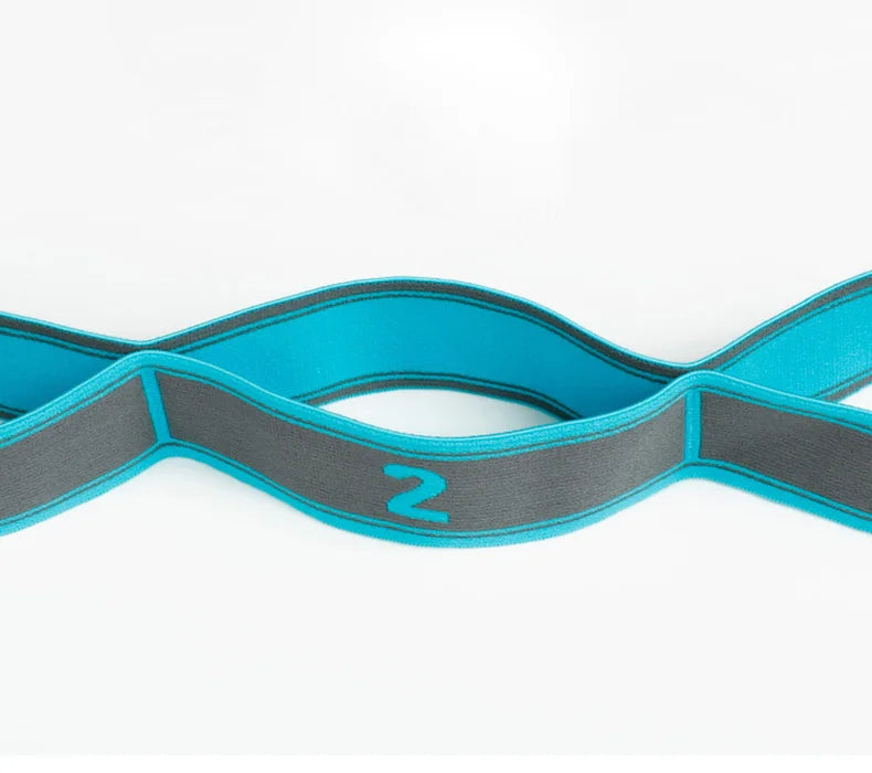 Elastic Yoga Stretching Strap with Loops – Pilates & Dance