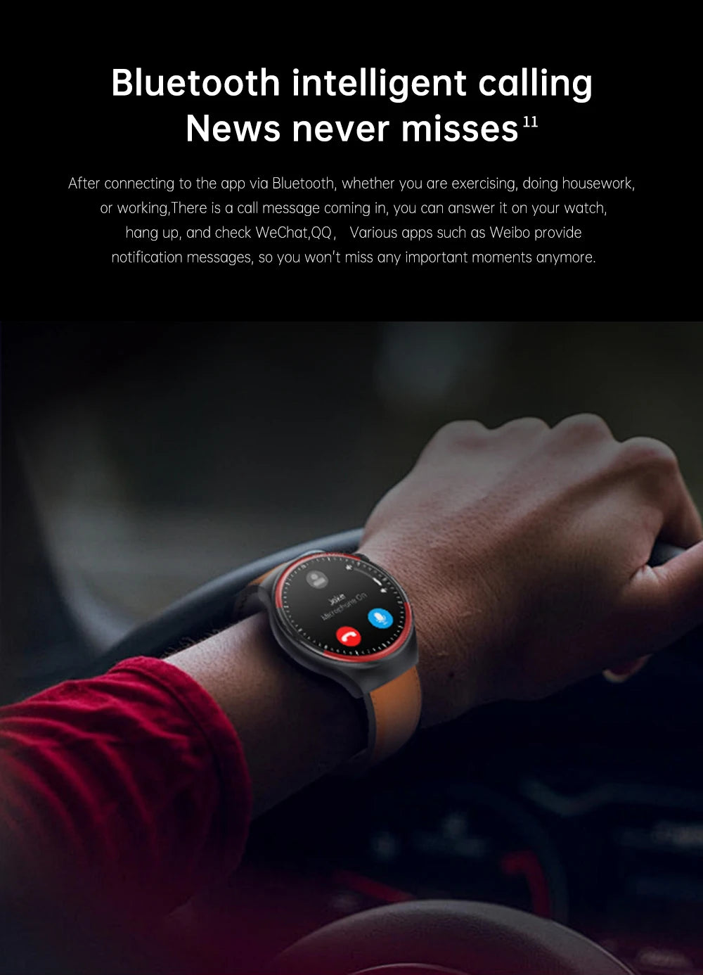 2025 High-End Laser Detection Smartwatch – Men’s Health