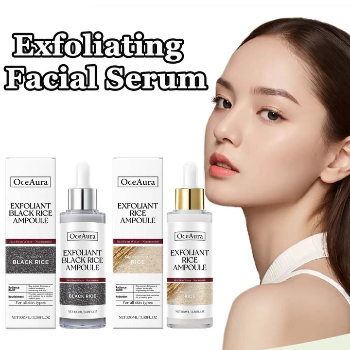 Black Rice Exfoliating Facial Serum – Pore Cleansing & Brightening