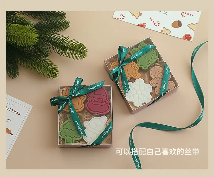 4-Piece Christmas Scented Candle Set with Box