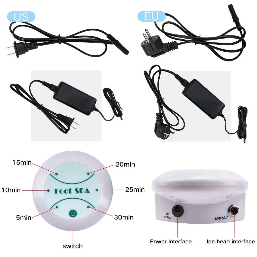Detox Ionic Foot Spa Bath – Massage & Fatigue Relief