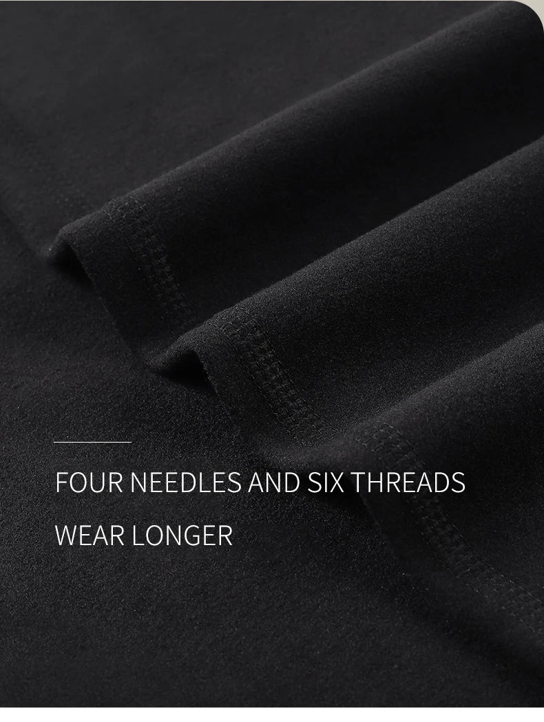 Men’s Warm Plush Sports Pants – Slim Fit & High Elasticity
