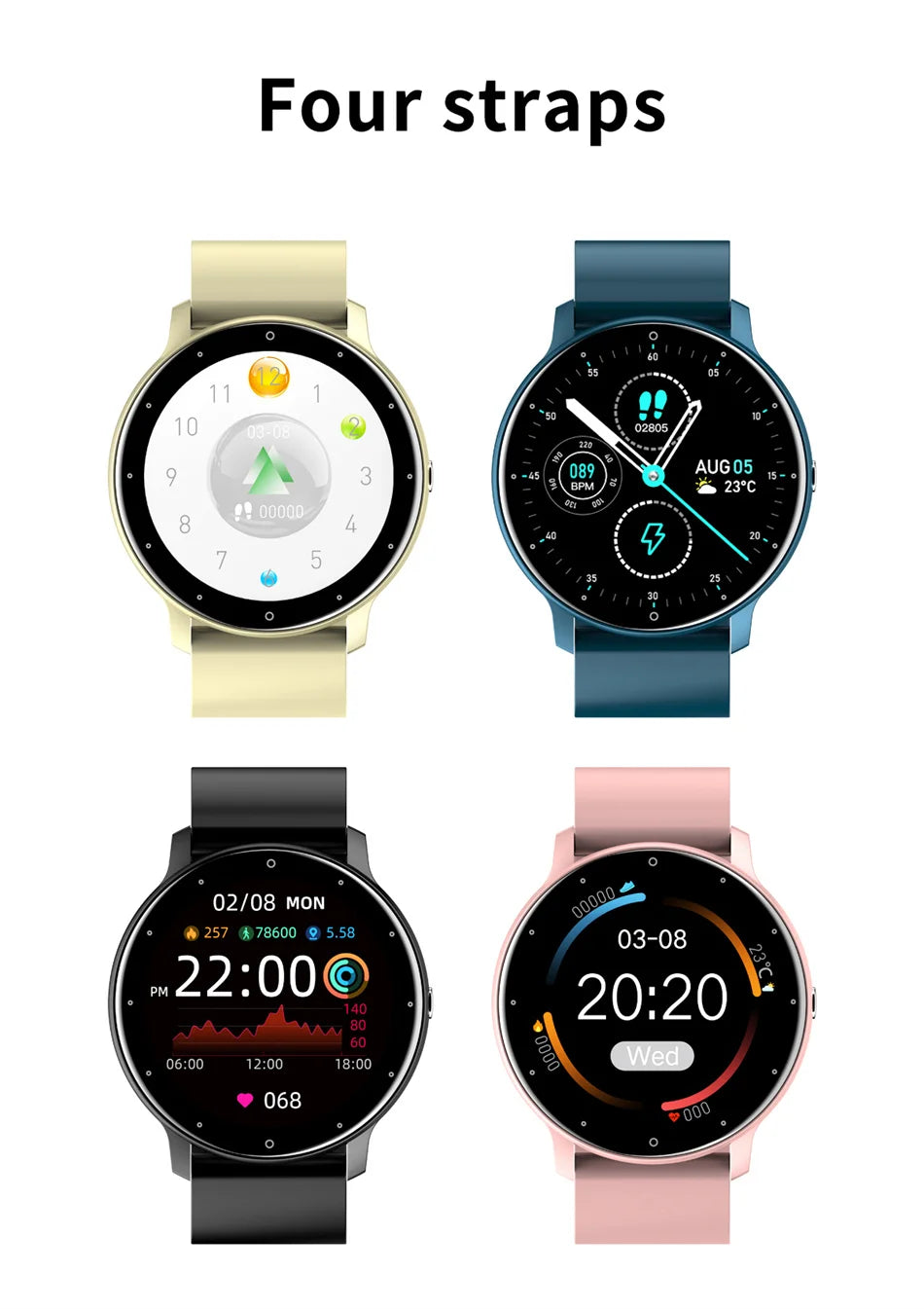 Smartwatch for Men – Fitness & Bluetooth Call