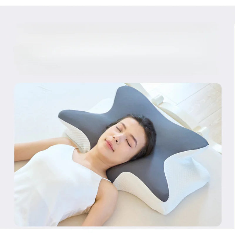 Butterfly Memory Foam Cervical Pillow with Neck Support