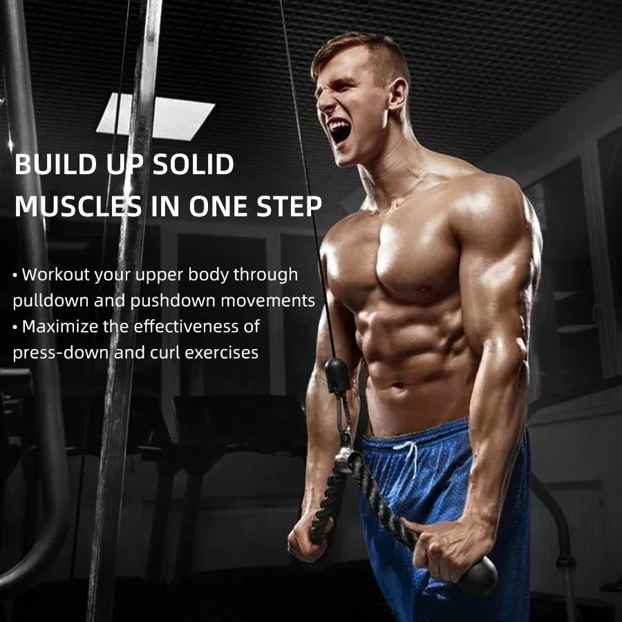 Triceps Lowering Rope – Fitness Pull Down Handles
