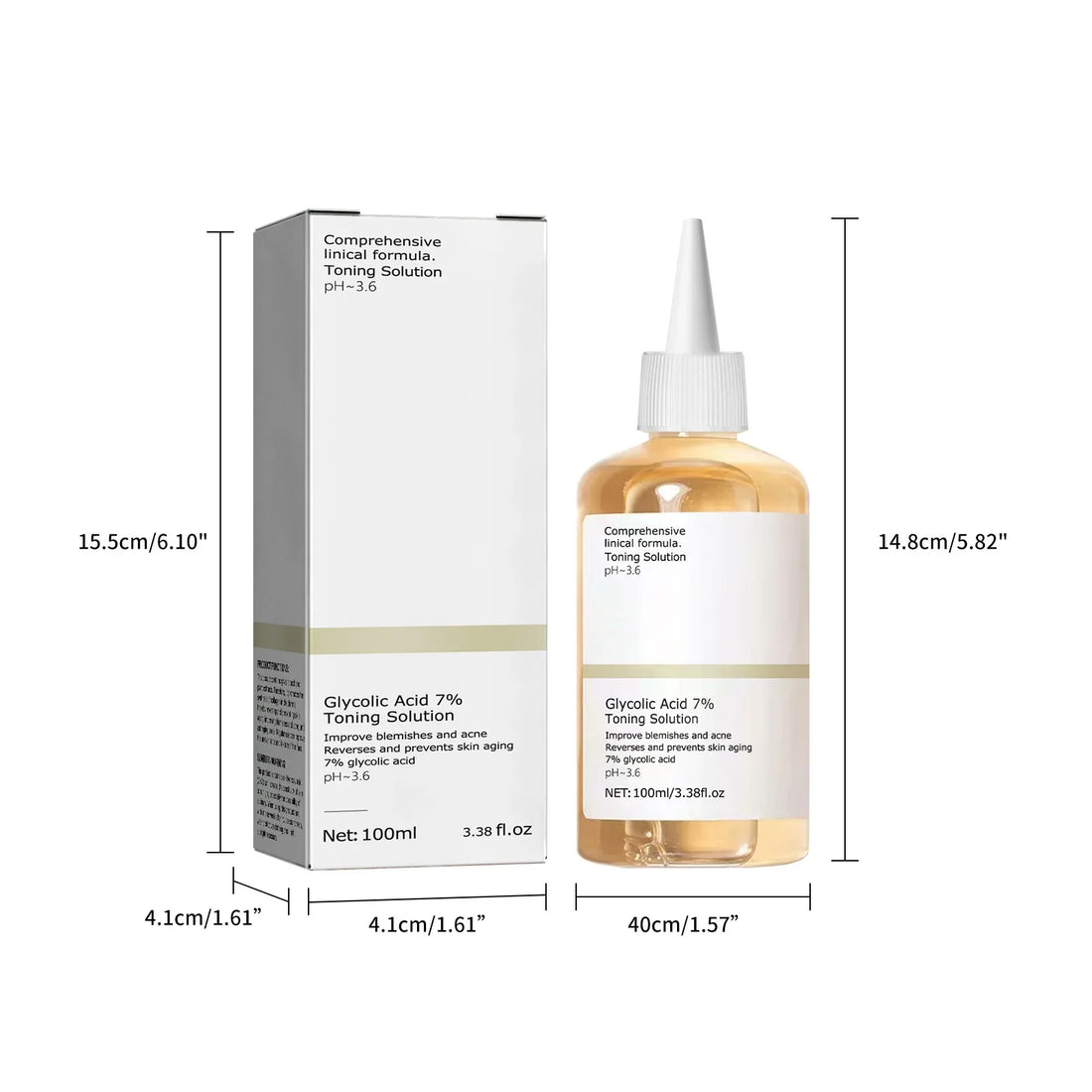 Glycolic Acid 7% Exfoliating Toning Solution – Acne & Skin Renewal