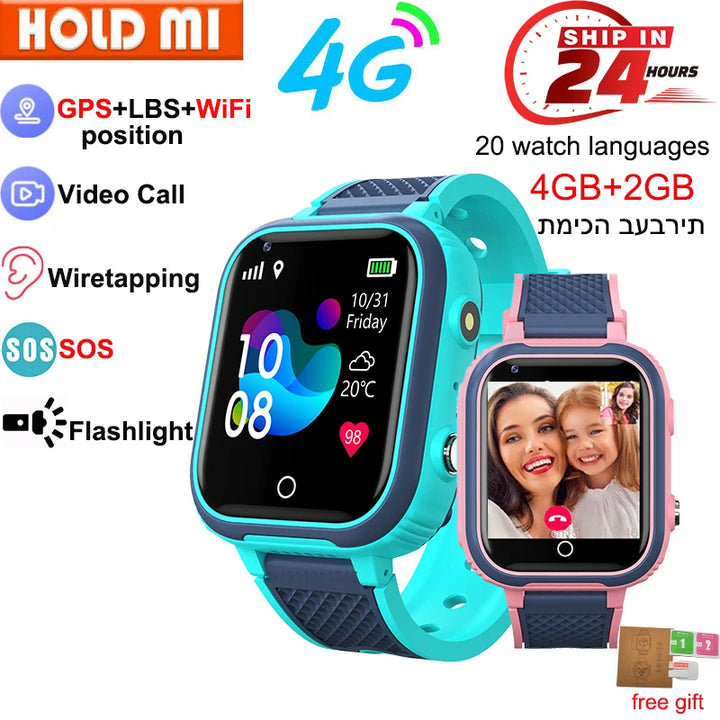 LT21 Kids 4G Smartwatch with GPS & Video Call