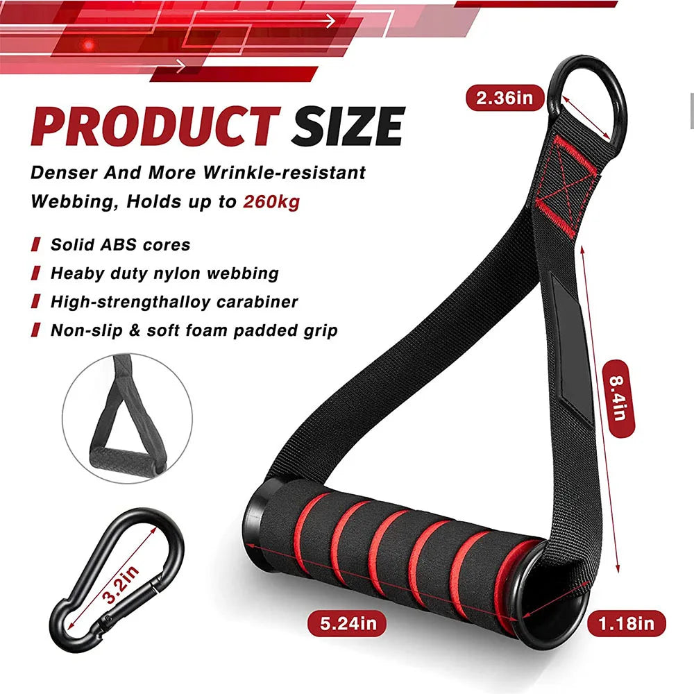 Triceps Lowering Rope – Fitness Pull Down Handles