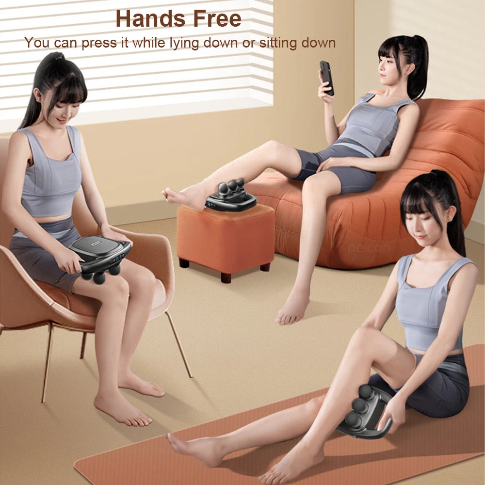 Professional Six-Head Fascia Gun Muscle Massager