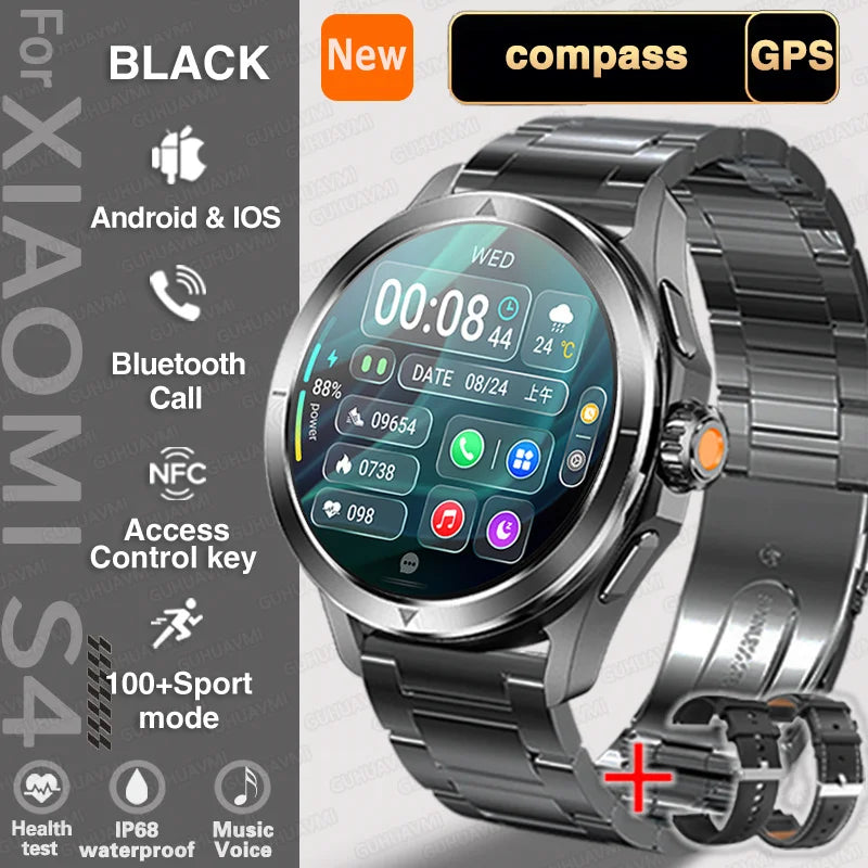 Xiaomi S4 Ultra Smartwatch for – Fitness & Bluetooth Call