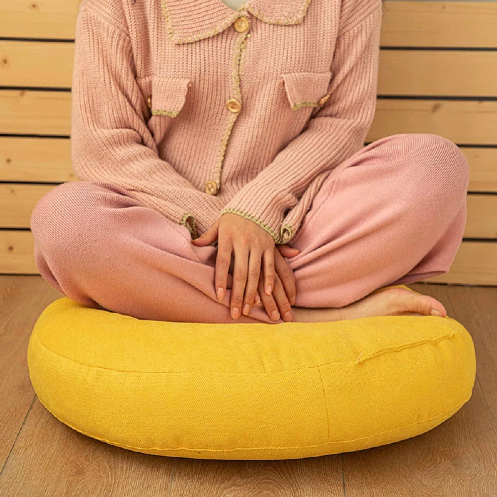 Round Floor Seat Pillow for Yoga & Meditation