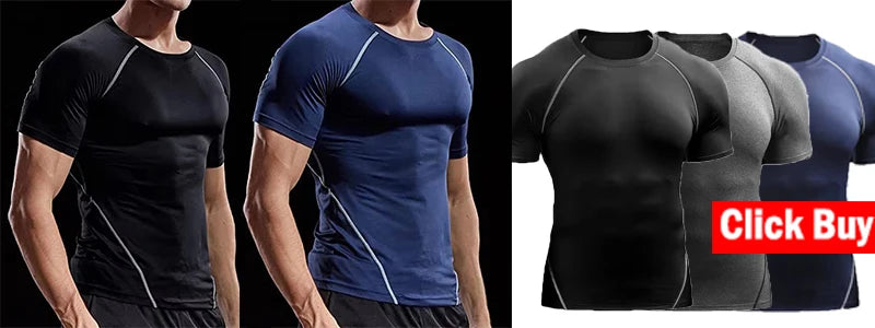 Men’s Quick-Dry Running & Sports T-Shirt – Summer Gym Tee