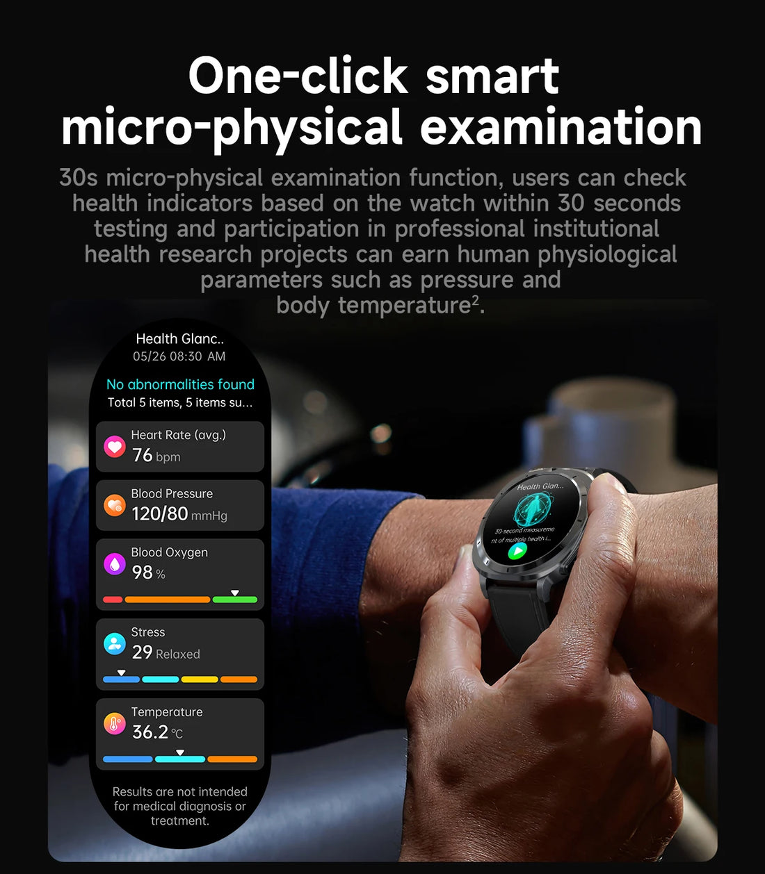 2025 Xiaomi Health Smartwatch – Body Analysis & ECG