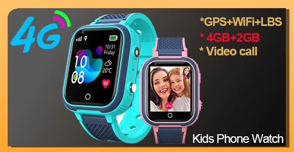 LT21 Kids 4G Smartwatch with GPS & Video Call