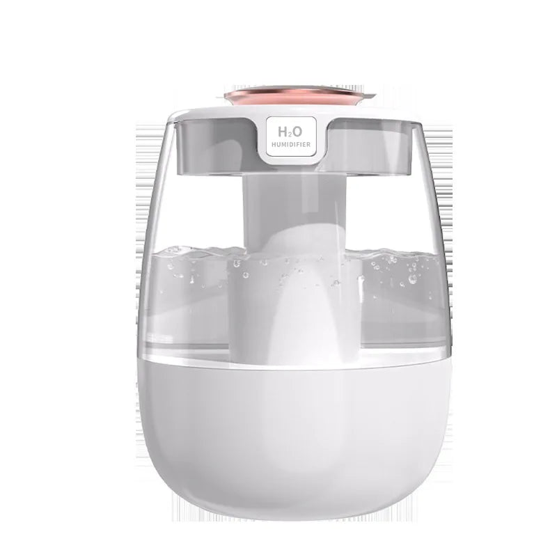 USB Air Humidifier & Aroma Diffuser – Double Spray with LED Light