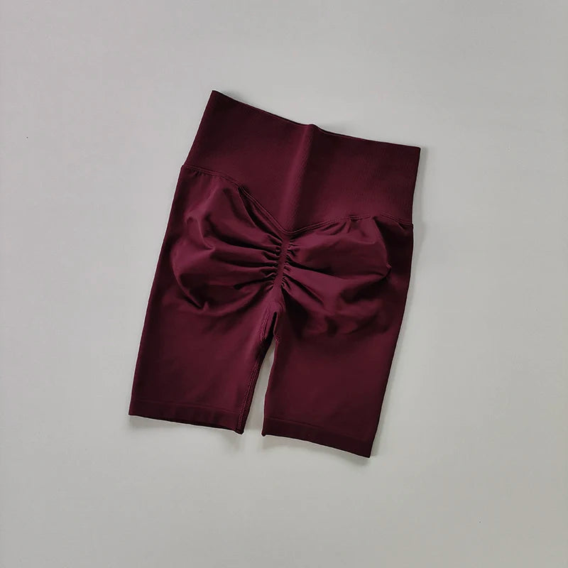 Women’s High Waist Yoga & Fitness Shorts – Tummy Control