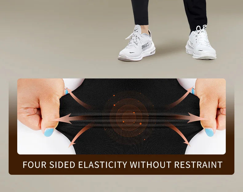 Men’s Warm Plush Sports Pants – Slim Fit & High Elasticity