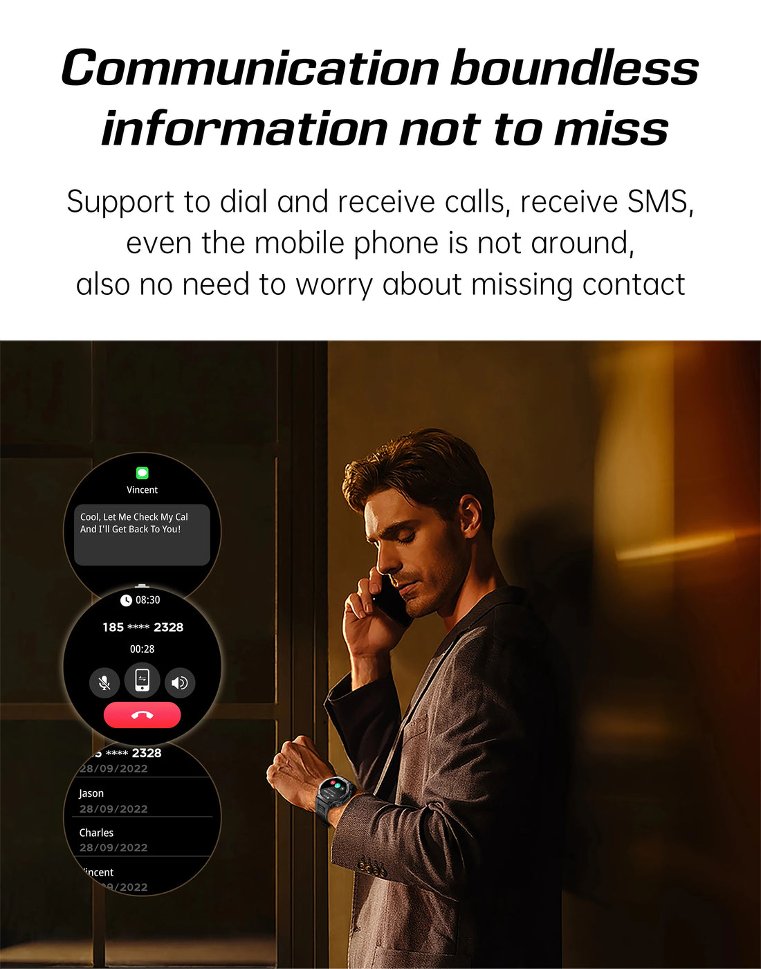 T-Rex 3 GPS Smartwatch – 5ATM Waterproof Military Sport